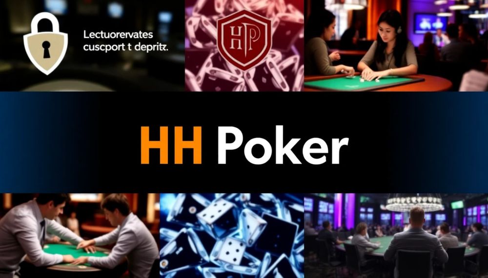 HHpoker联系方式 - 高端德州扑克APP界面